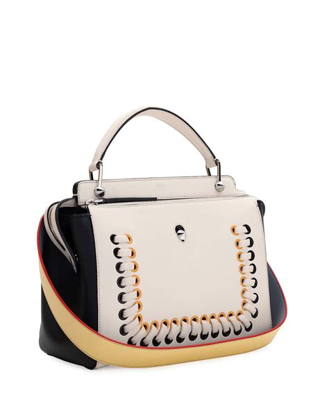 fendi dotcom whipstitch bag